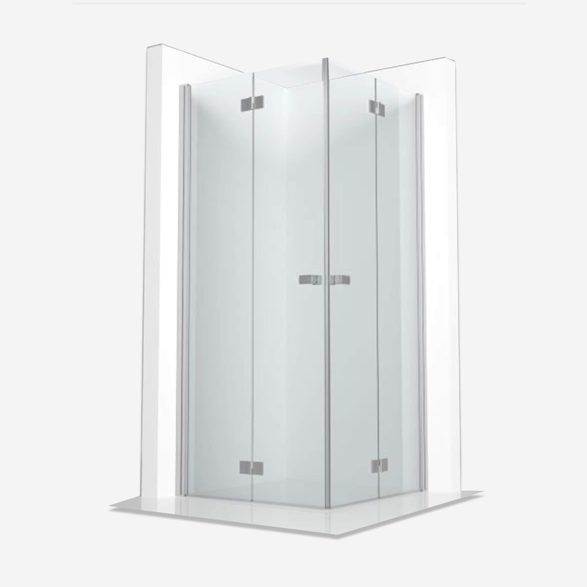 Salto kabina prysznicowa Aquante, narożna, drzwi składane 90 cm